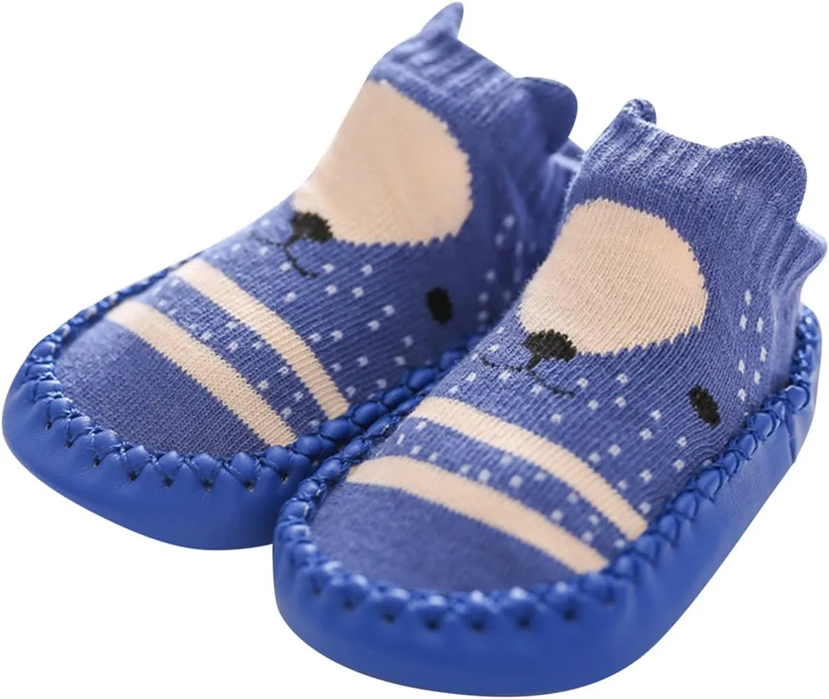 Baby Sock Shoes Baby Walking Shoes Infant Non-Slip Breathable Slippers Soft Rubber Sole Baby Boys Girls Floor Shoes