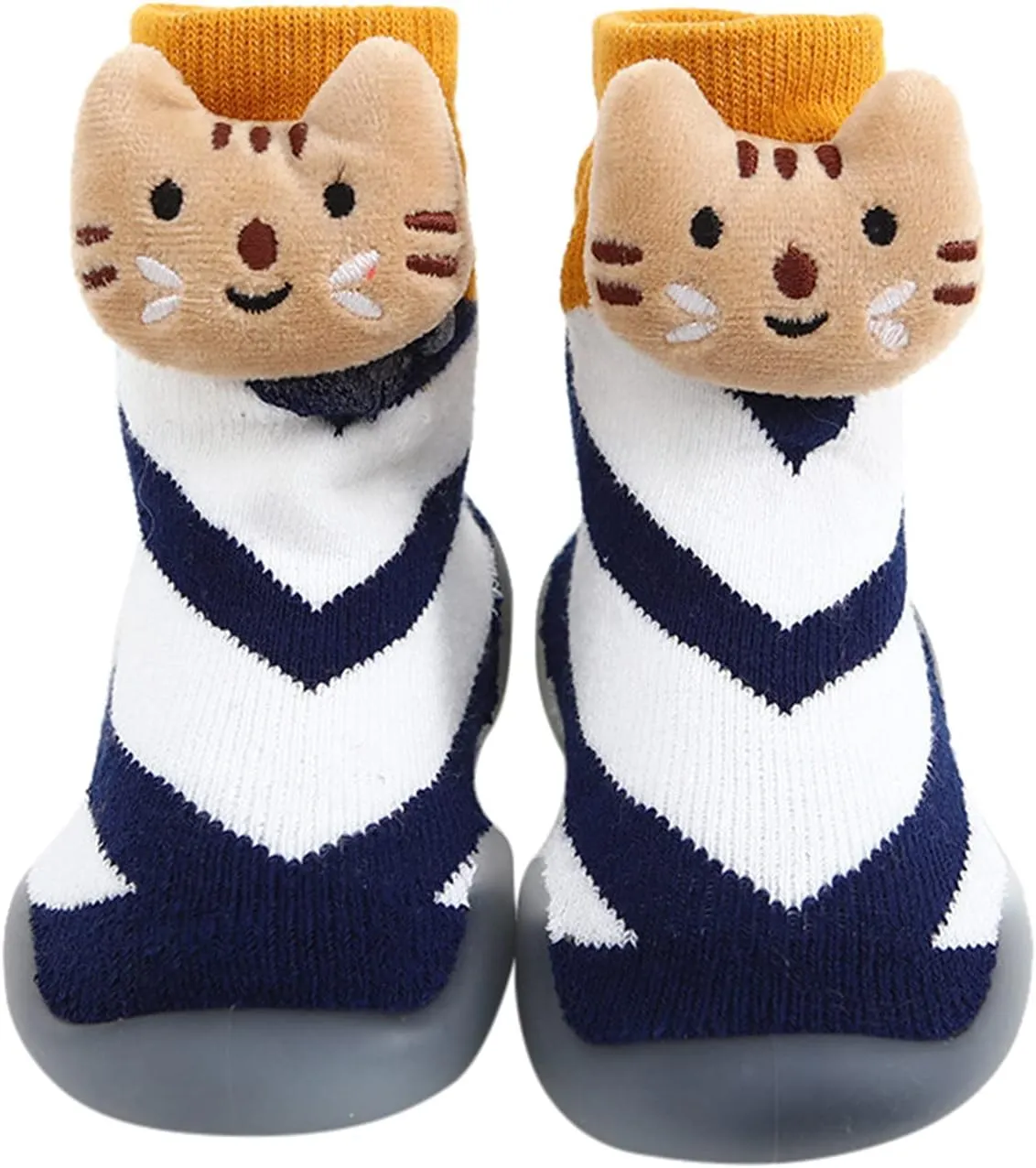 Baby Sock Shoes Baby Walking Shoes Infant Non-Slip Breathable Slippers with Soft Rubber Sole Girls Slip On Sneakers