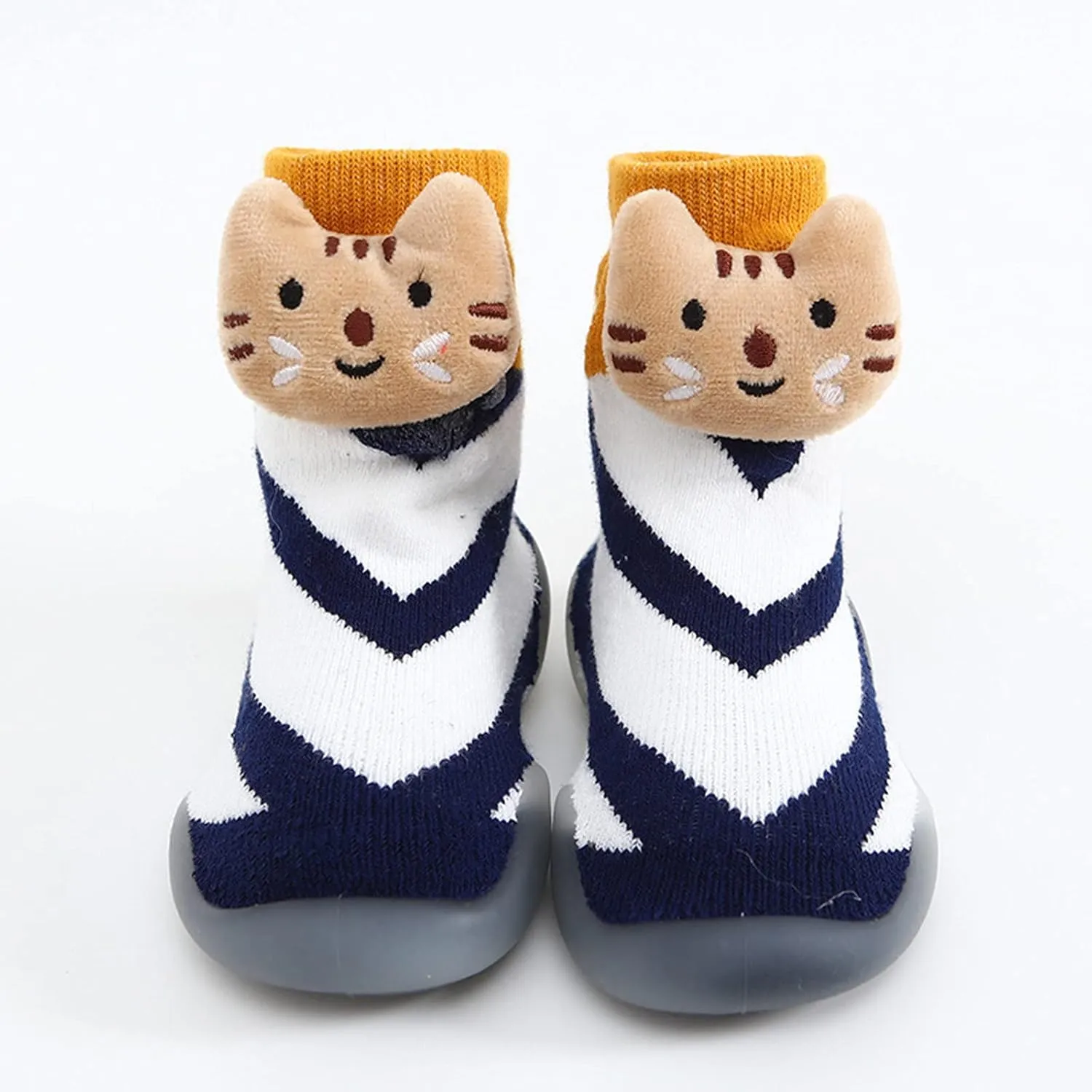 Baby Sock Shoes Baby Walking Shoes Infant Non-Slip Breathable Slippers with Soft Rubber Sole Girls Slip On Sneakers