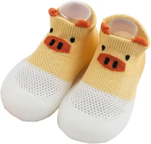 Baby Sock Shoes Boys Girls First Walking Shoes Non Slip Soft Sole Sneakers Toddler Infant Shoes
