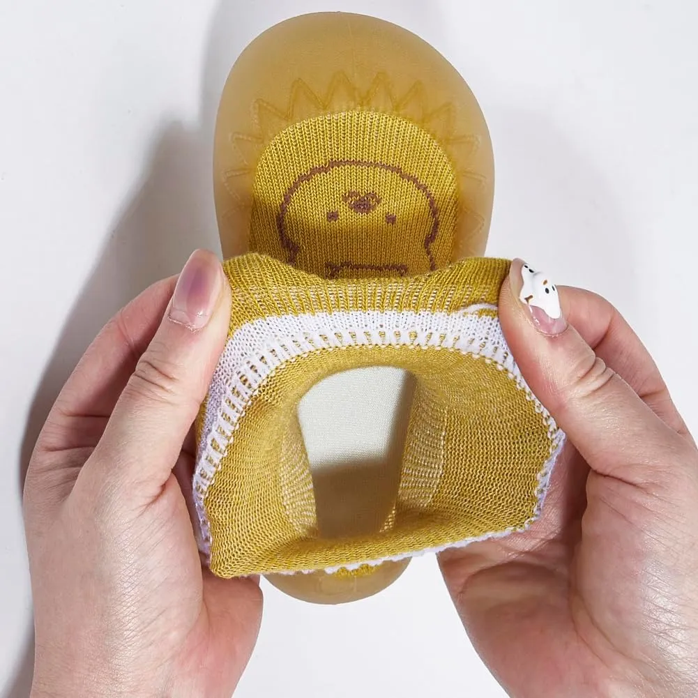 Baby Sock Shoes Walking Shoes Infant Breathable Slippers with Soft Rubber Sole Boys Girls Grip Socks