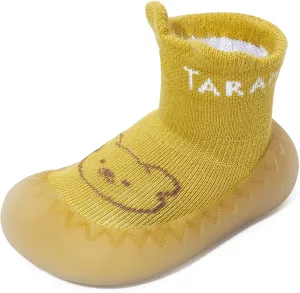 Baby Sock Shoes Walking Shoes Infant Breathable Slippers with Soft Rubber Sole Boys Girls Grip Socks