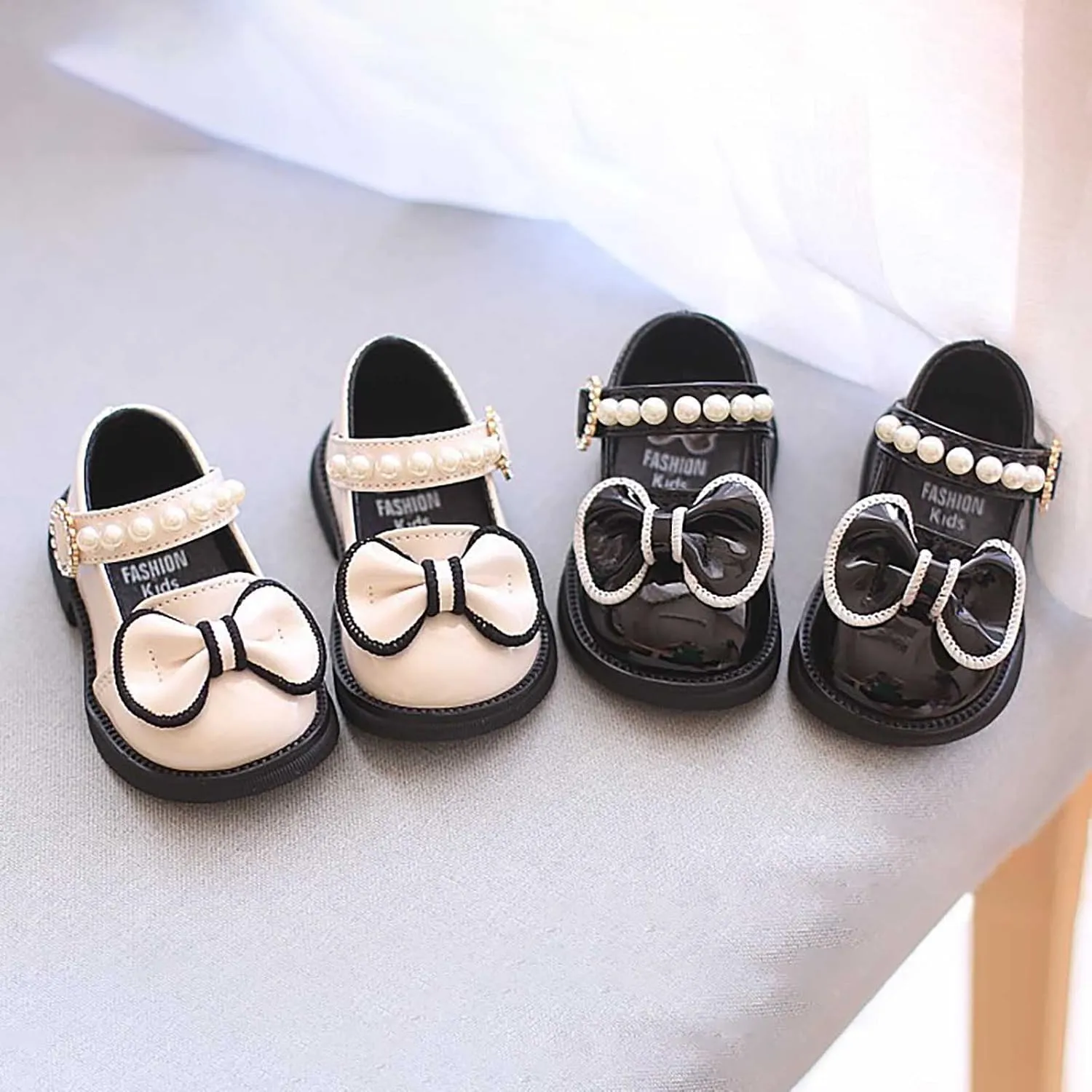 Baby Toddler Sandals Infant Girls Boys Princess Shoes Bowknot First Walkers Prewalkers Summer Walking (Black, 6 Infant)