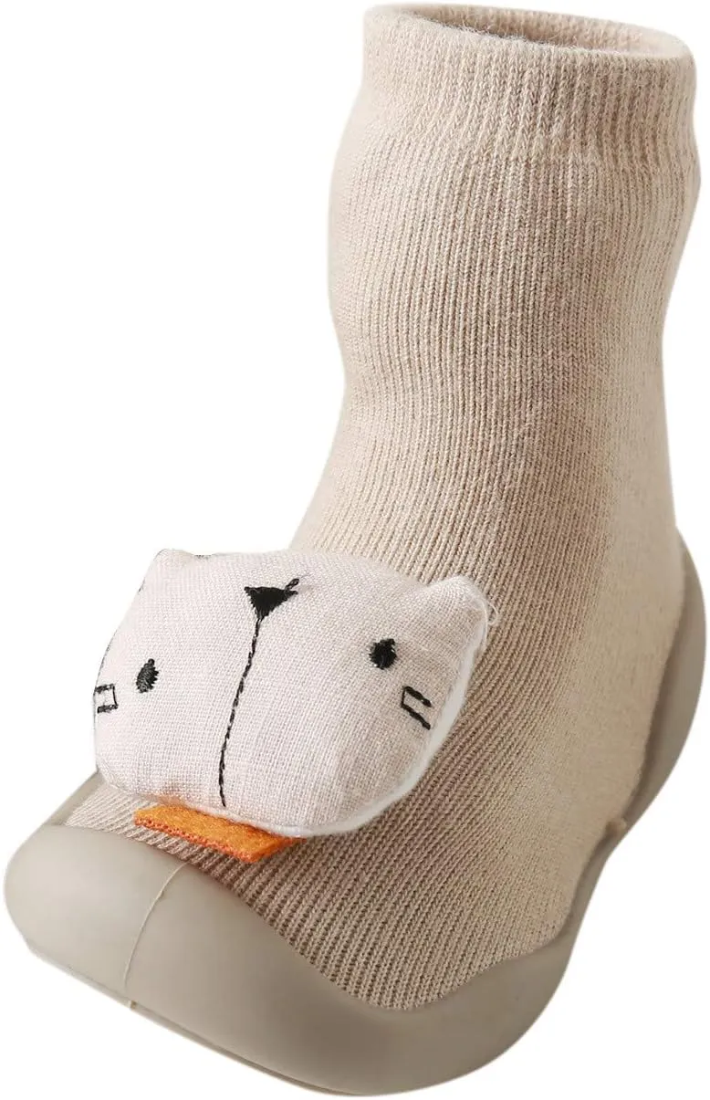 Baby Toddler Slippers Socks Non Slip Soft Sole Infant Boys Girls Slippers Socks First Walking Indoor Floor Shoes