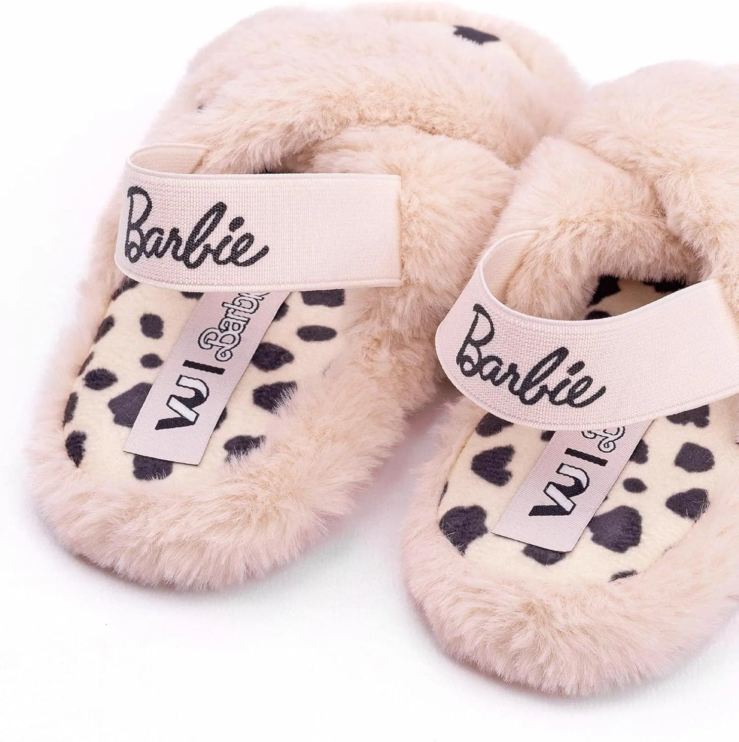 Barbie Fluffy Cross Strap House Sliders Girls' slipper