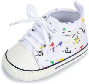 BEIDI Baby Girl Boy Shoes 0-18 Months,Infant Unique Essentials Gifts,Unisex Newborn Doll Slip-on Soft Sole High-top Frist Walking Sneakers
