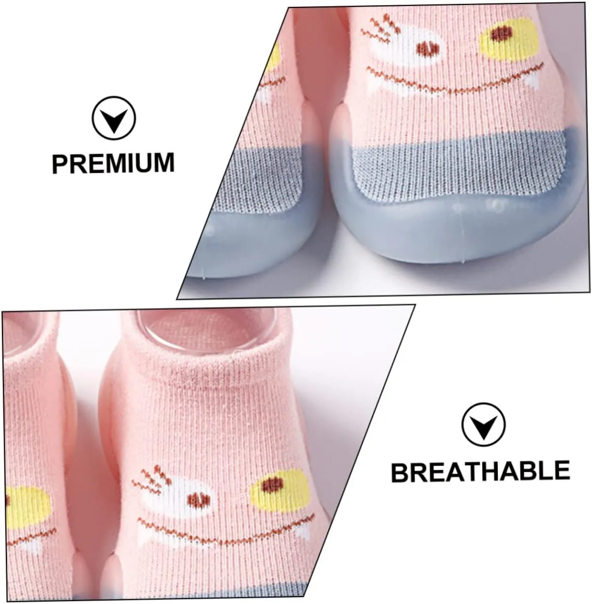 BESTYASH Socks Non Socks Soft Slipper Socks White Shoes Walking for -