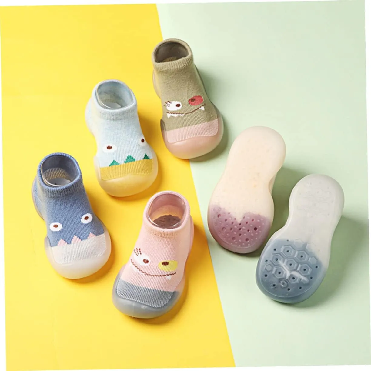 BESTYASH Socks Non Socks Soft Slipper Socks White Shoes Walking for -