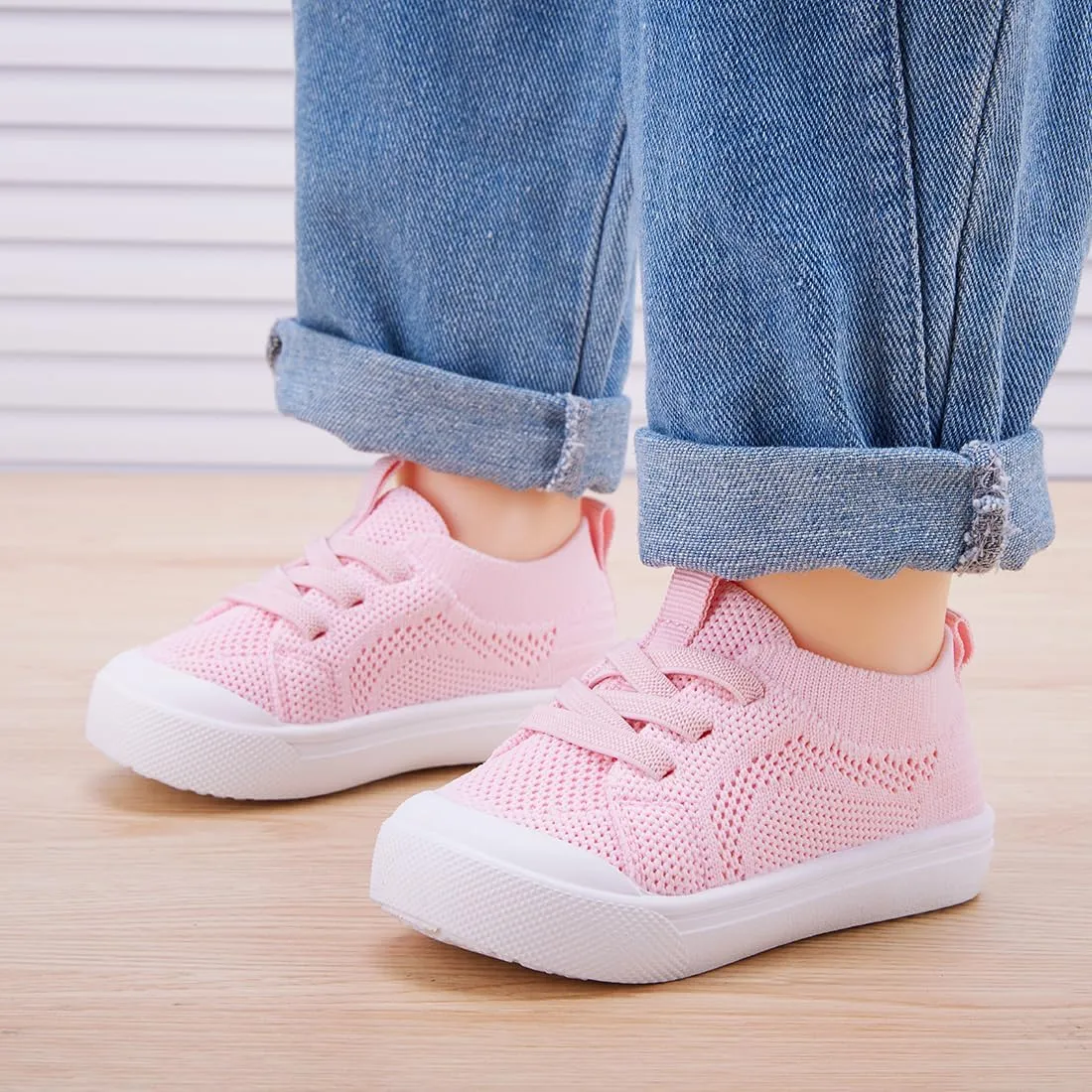 BMCiTYBM Baby Shoes Boy Girl Infant Sneakers Non-Slip First Walkers 6 9 12 18 24 Months