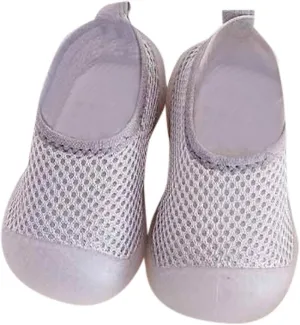 Boys Girls Low Heel Shoes Toddler Kids Infant Newborn Baby Boys Girls Summer Shoes Solid Soft Soles (Grey, 18 Infant)
