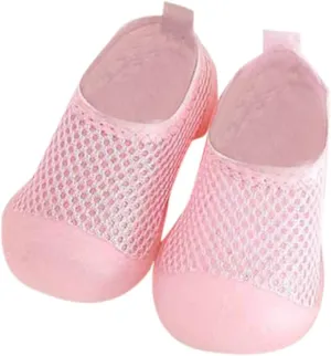 Boys Girls Low Heel Shoes Toddler Kids Infant Newborn Baby Boys Girls Summer Shoes Solid Soft Soles (Pink, 22 Toddler)
