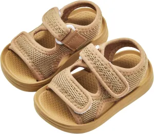 Boys Girls Summer Sandals Double Adjustable Strap Non-Slip Shoes Fashion Open Toe Footwear