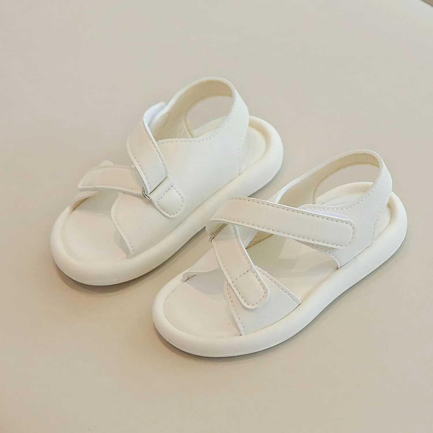 Boys' Sandals Summer Little Girls' Casual Beach Shoes Children's Fashion Open Toe Soft Sole Baby Big Kids Slides Girls