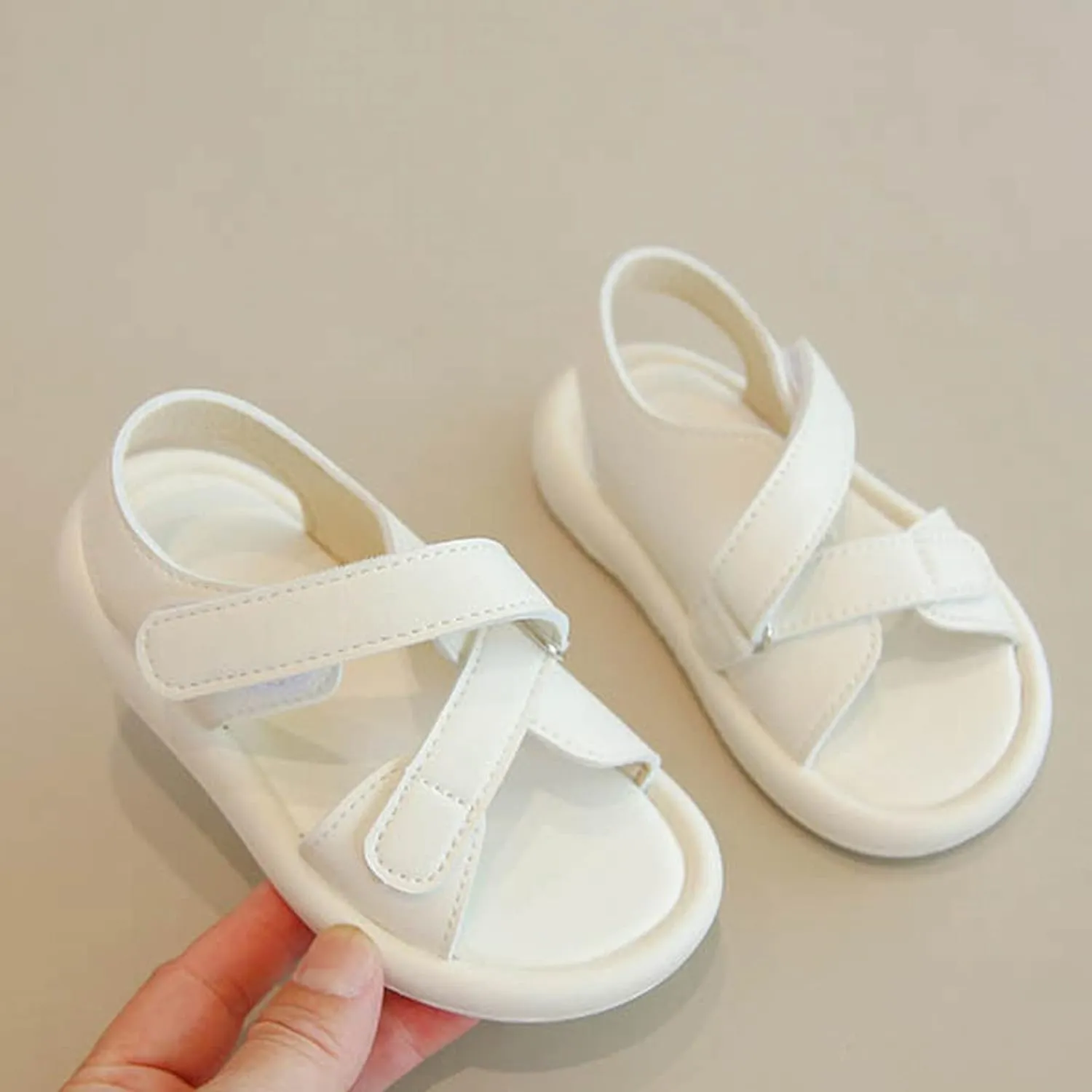 Boys' Sandals Summer Little Girls' Casual Beach Shoes Children's Fashion Open Toe Soft Sole Baby Big Kids Slides Girls