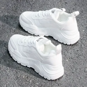Casual Shoes Women Chunky Sneakers Fashion Dad Shoes For Women Spring Autumn White Black Shoes Chunky Sneaker Vulcanize Shoes