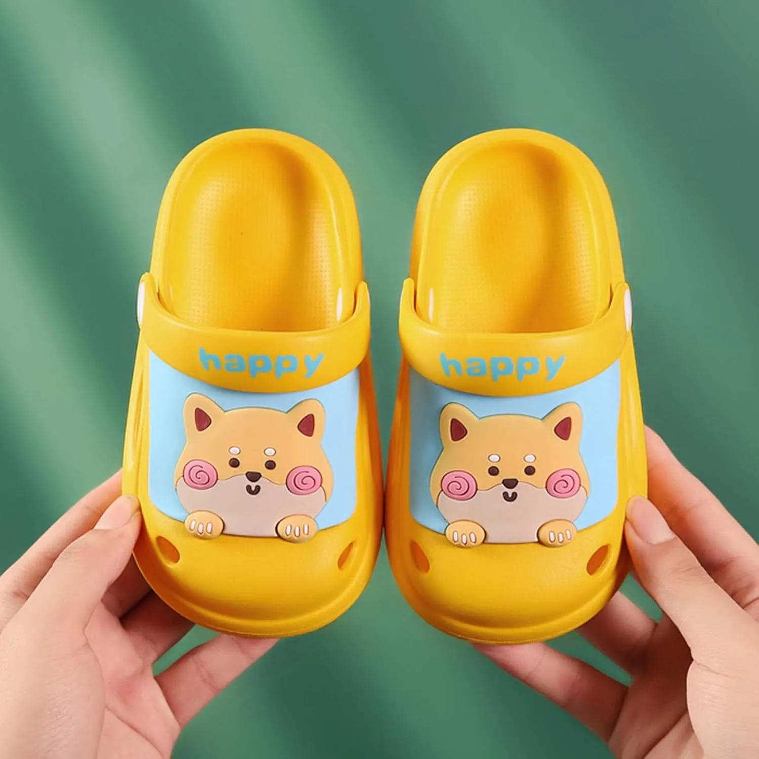 CERYTHRINA Toddler Kids Garden Clogs Shoes Cute Cartoon Summer Slippers Sandals for Boys Girls