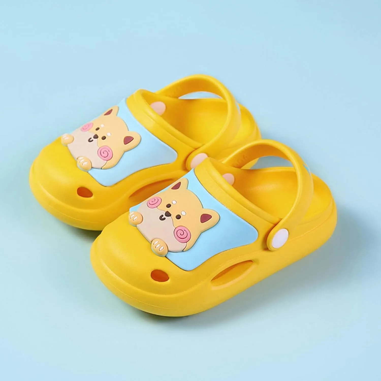 CERYTHRINA Toddler Kids Garden Clogs Shoes Cute Cartoon Summer Slippers Sandals for Boys Girls