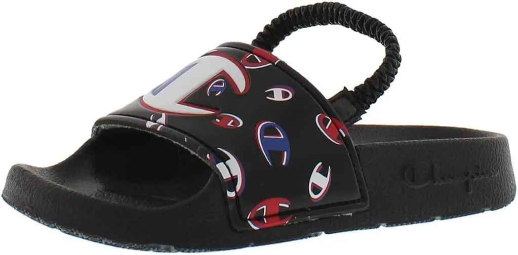 Champion IPO 3Peat Slide Infant/Toddler Shoes Size 8, Color: Black