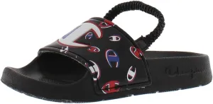 Champion IPO 3Peat Slide Infant/Toddler Shoes Size 8, Color: Black