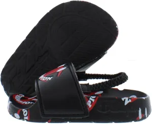 Champion Ipo Smile Slide Infant/Toddler Shoes Size 10, Color: Black/Red-Black