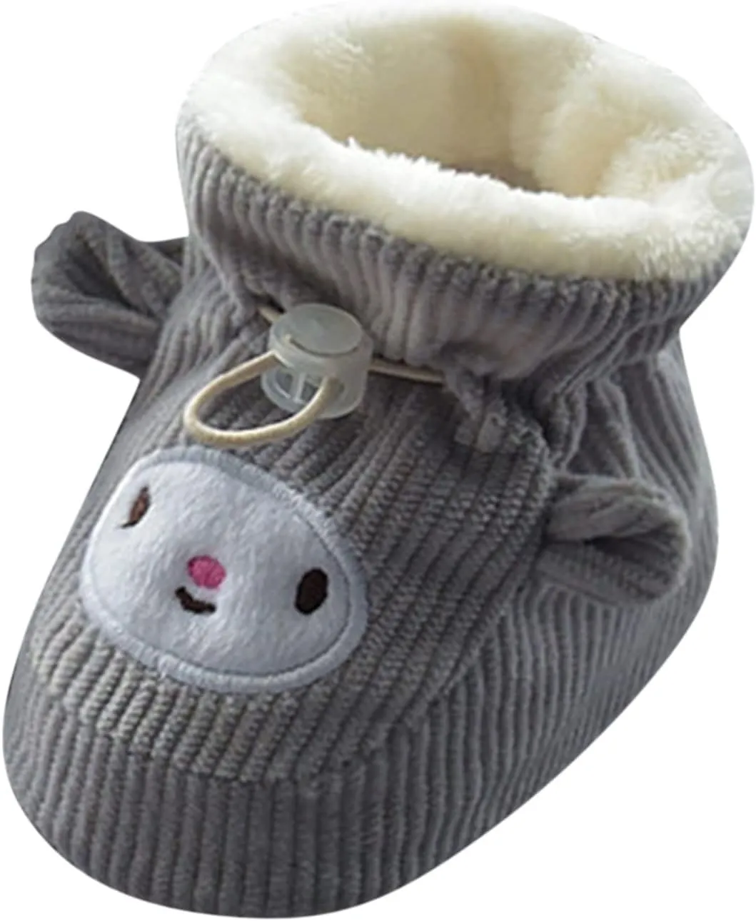 Children Floor Boots Toddler Shoes Cotton Shoes Plus Velvet Thick Warm Soft Soles Cute Shoes Kids Boots for Girls