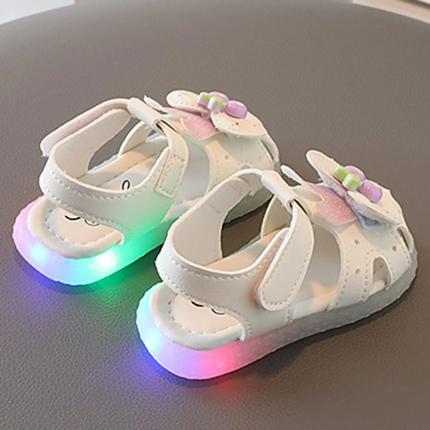 Children Shoes Flat Comfortable Soft Sandals Soft Sole Toddler Shoes Baotou Princess Light Kids Water