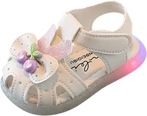 Children Shoes Flat Comfortable Soft Sandals Soft Sole Toddler Shoes Baotou Princess Light Kids Water