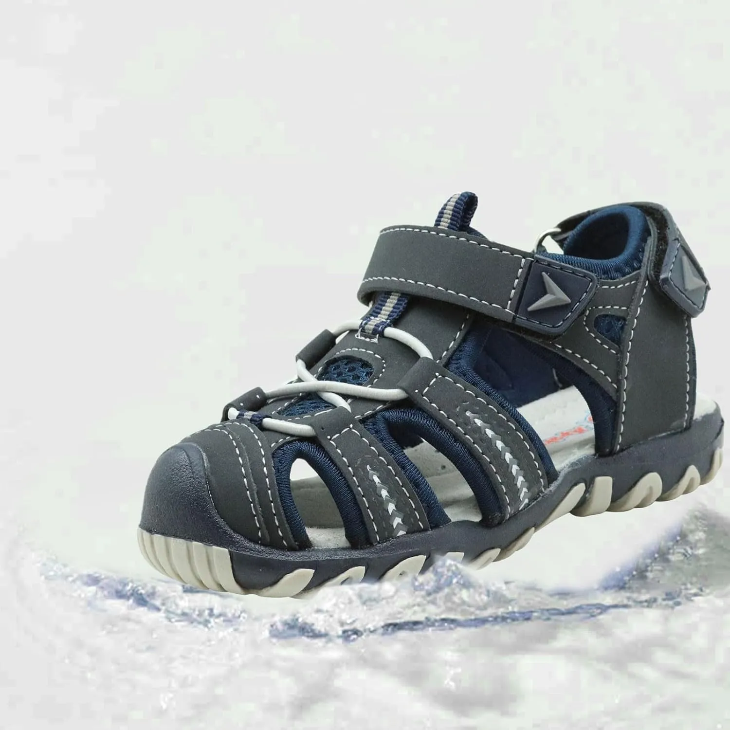 Children's Boys Girls' Soft Sole Open Toe Sports Beach Sandals Front And Rear Bag Non Slip Breathable Beach Shoes