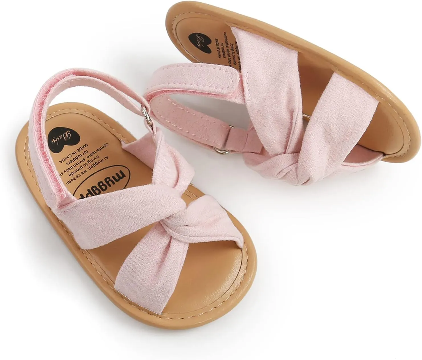 Childrens Flat Wide Sandals Open Toe Adjusted Buckle Strap Shoes Baby Boys Girls Kids Summer Cork Footbed Sandals