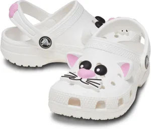 Crocs Classic I AM Clogs (Toddler) White/Pink Tweed Cat 6 Toddler M