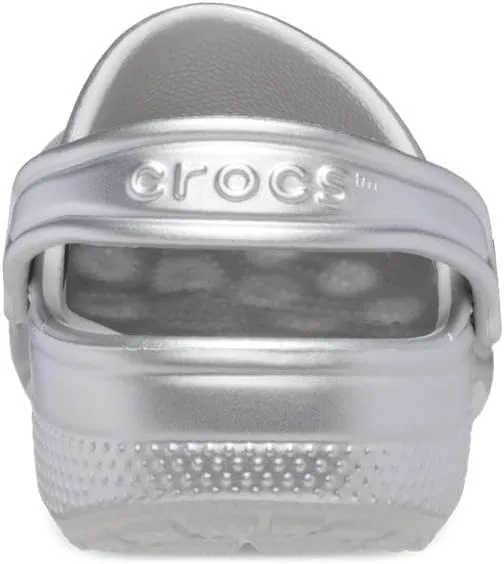 Crocs Unisex Kids 209198-0P1 Classic Metallic Cg T Sil Mtlc