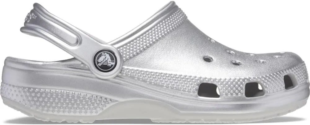 Crocs Unisex Kids 209198-0P1 Classic Metallic Cg T Sil Mtlc