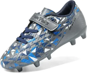 DREAM PAIRS Boys Girls Soccer Cleats Kids Football Shoes for Little/Big Kid SDSO2307K