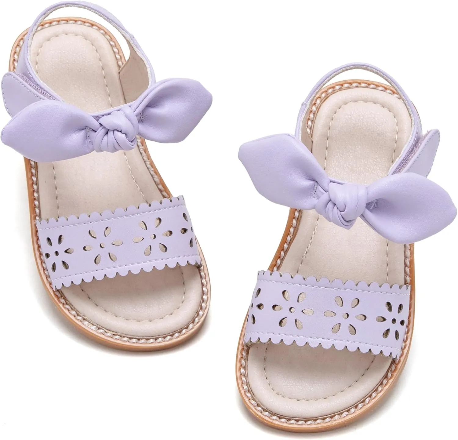 GINFIVE Toddler Girls Sandals Little Girls Kids Summer Shoes Toddler Sandals