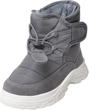 Girls Boys Plush Soft Sneaker Boot Slip esistant Outdoor Warm Snow Day Soft Sole Breathable Sports Ankle Shoes