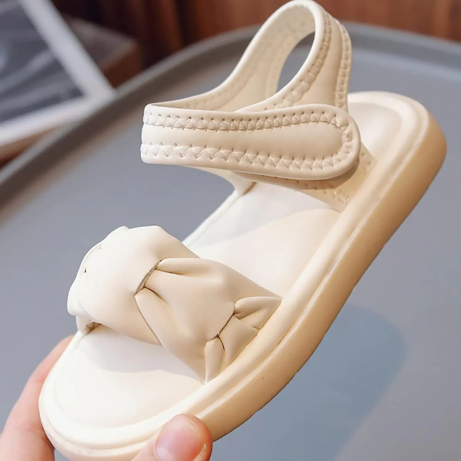 Girls' Sandals Summer Children's Soft Sole Shoes Fashion Girls' Princess Shoes Baby Beach Shoes Summer Sandals for Girls