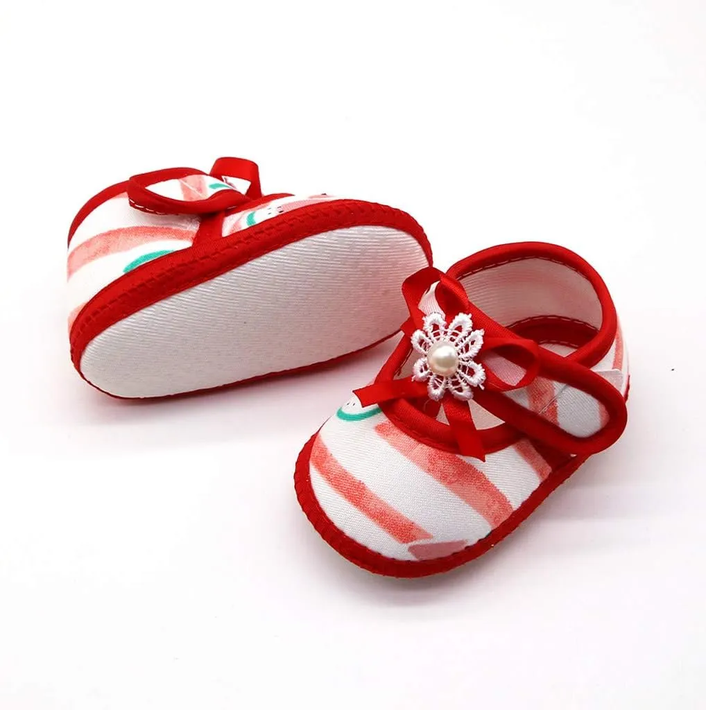Girls Sneakers Size 3 Sandals Prewalker Baby Single Shoes Soft Printing Girls Sole Watermelon Baby Shoes Baby Girl Tennis