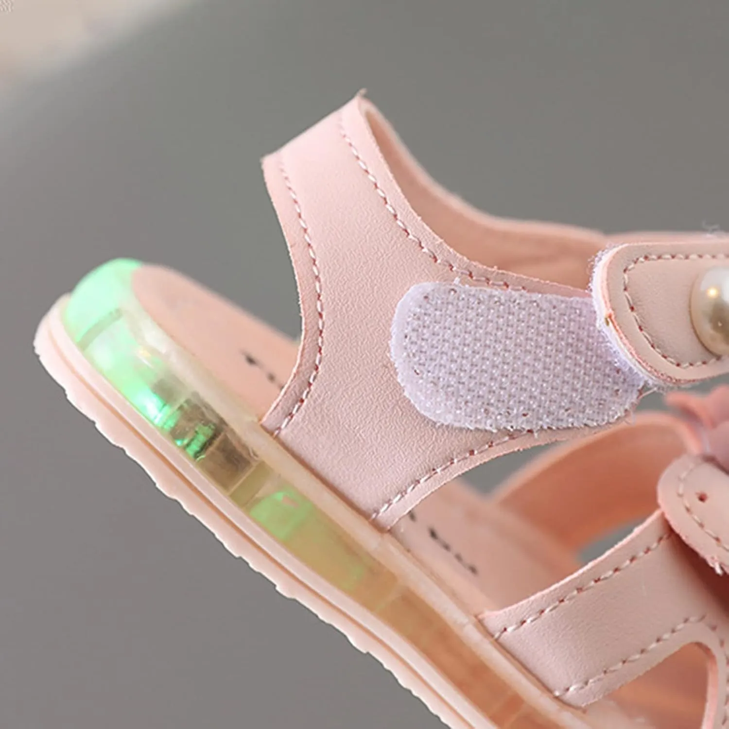 GirlsSandals Summer Baby Princess Shoes Soft Sole Baotou Anti Slip Children Walking Shoes Kids Athletic Slides