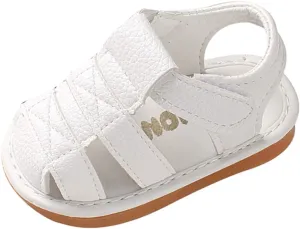 High Top Shoes Size 4 Girls Sandals Shoes Roman First Shoes Walkers Sole Soft Baby Boys Baby Shoes (White, 15-18Months)