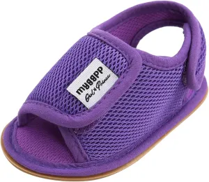 HIUARA Infant Baby Boys Girls Summer Beach Sandals Non Slip Soft Rubber Sole Toddler Outdoor Open-Toe First Walker Shoes