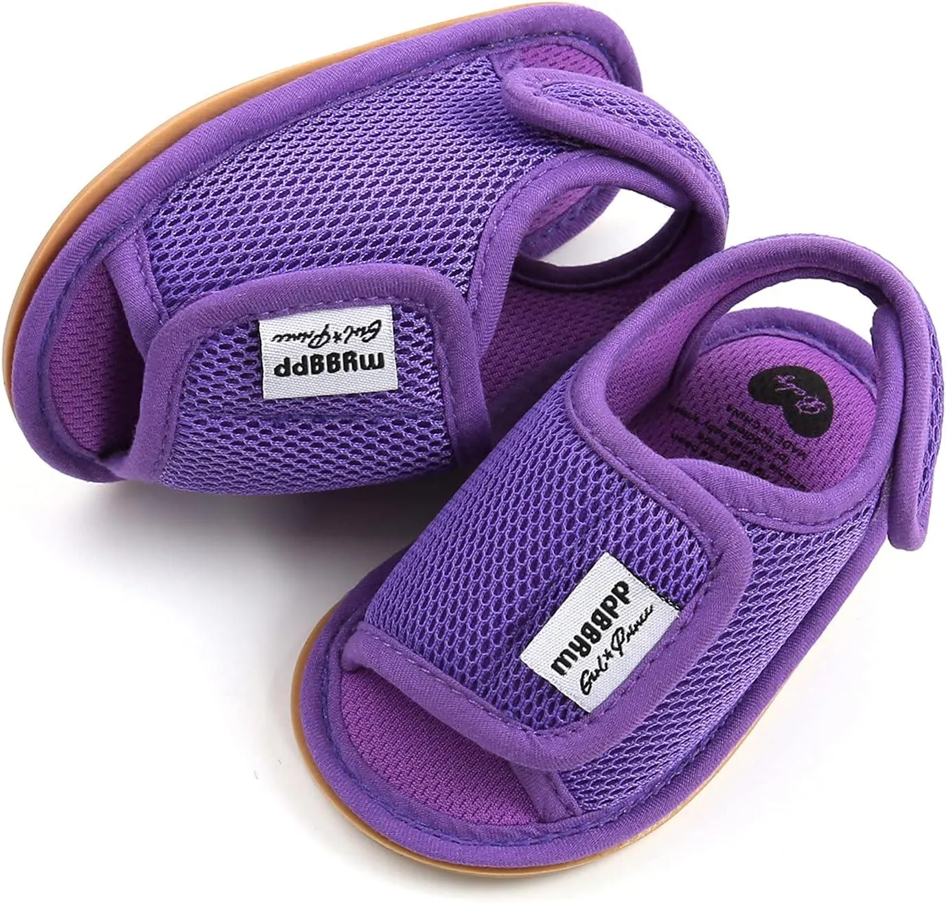 HIUARA Infant Baby Boys Girls Summer Beach Sandals Non Slip Soft Rubber Sole Toddler Outdoor Open-Toe First Walker Shoes