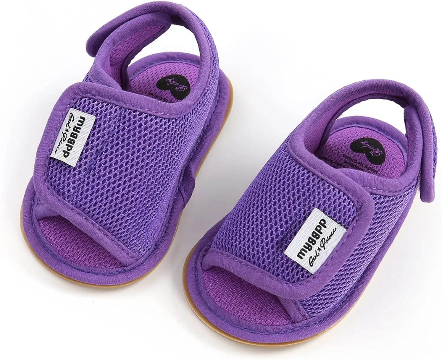 HIUARA Infant Baby Boys Girls Summer Beach Sandals Non Slip Soft Rubber Sole Toddler Outdoor Open-Toe First Walker Shoes