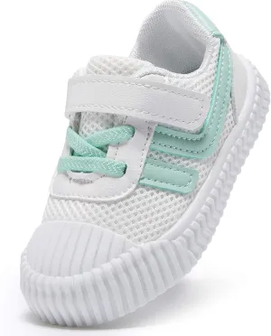 HLMBB Baby Shoes Sneakers for Infant Toddler Girls Boys Kids Babies 6 9 12 18 Months Pre Walker Black