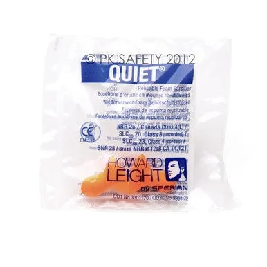 Howard Leight Quiet QD1 Reusable Earplugs - 100 Pair/Box