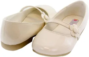 iGirlDress Lovely Patent Leather Mary Jane Party Shoe with Daisy
