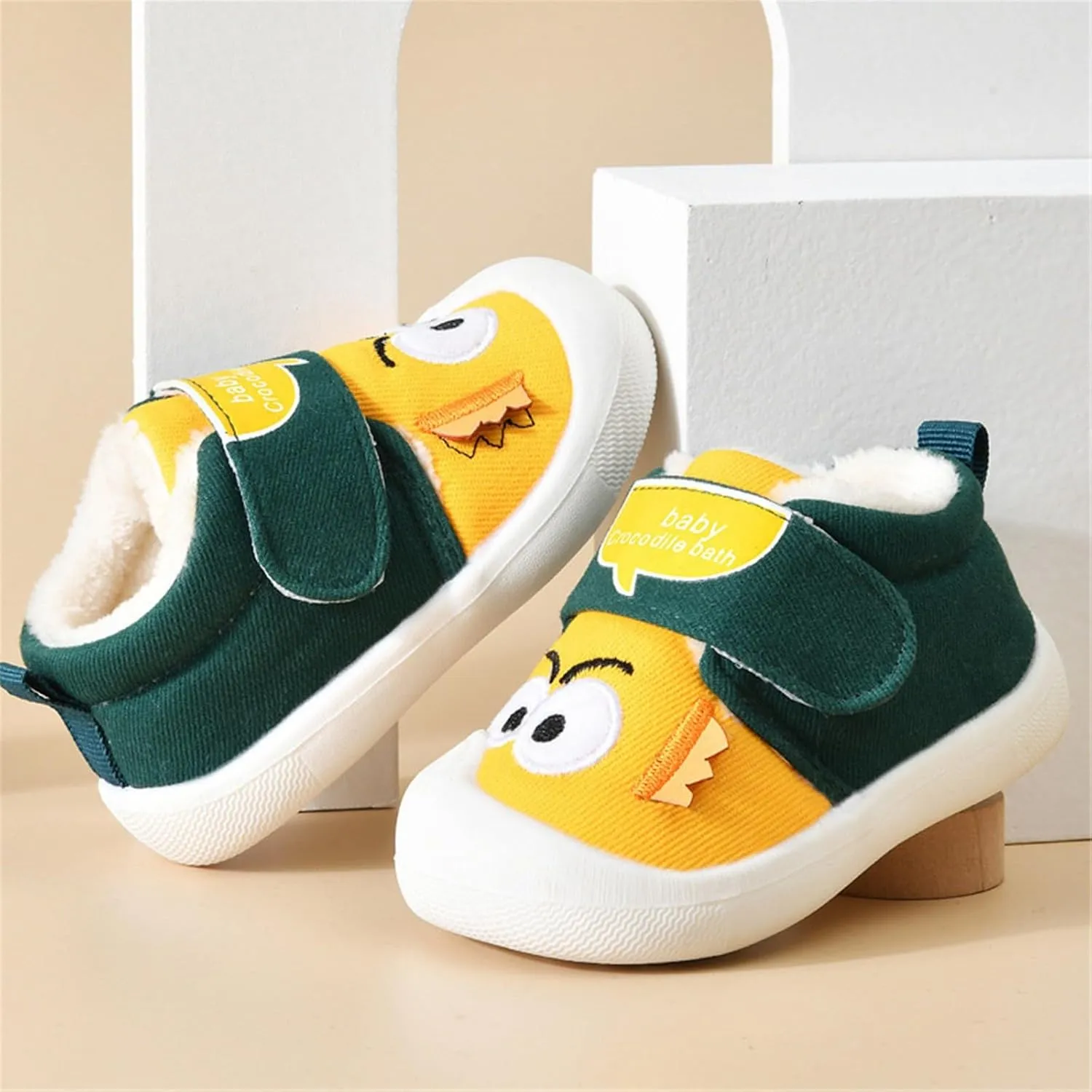 Infant Baby Boy Girl Sneakers Fall and Winter Soft Sole Non Slip Padded Cotton Shoes Infant Size 5 Shoes Boys