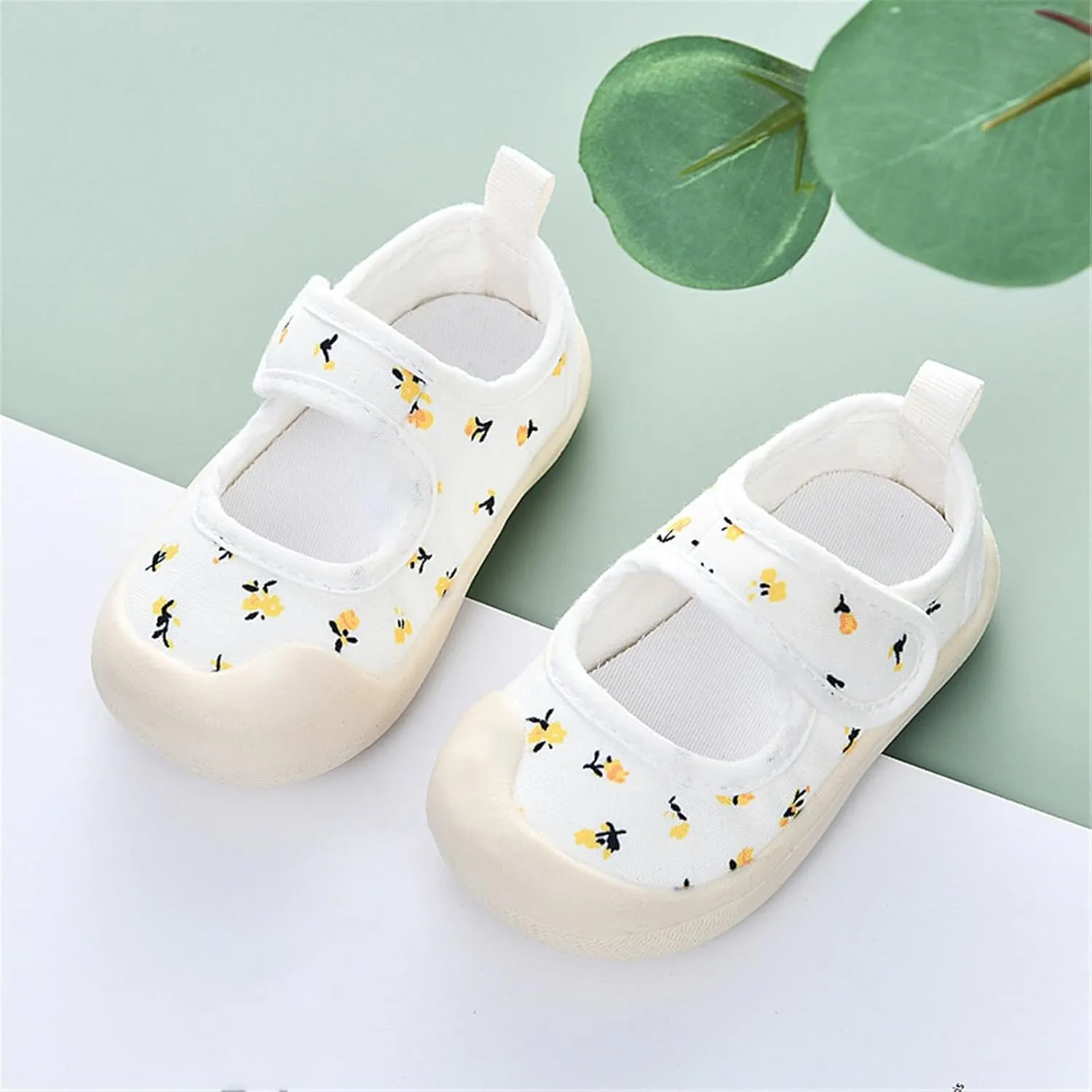 Infant Baby Boys Girls Floral Print Sandals Rubber Soft Bottom Canva Shoes Summer Cute Breathable Walking Sandals
