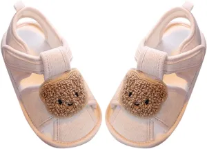 Infant Baby Boys Girls Summer Softy Beach Sandals Breathable Cartoon Anti-slip Soft Sole First Walkers Crib Shoes