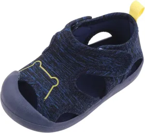 Infant Baby Girls Boys Toddler Summer Shoes Sandals Premium Soft Anti-Slip Rubber Sole Sneaker (Dark Blue, 6 M Toddler)