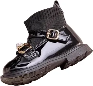 Infant Boots Girls And Boys Children's Casual Shoes Mesh Soft Sole Breathable Sports Short Boots Leather Comfort Shoes